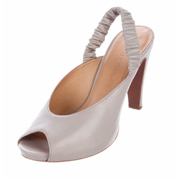 See by Chloe Lavender Peep Toe Heels 40 - Picture 1 of 7